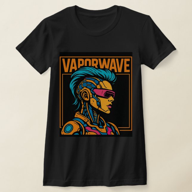 Camiseta Cyberpunk Girl T-Shirt (Postura )