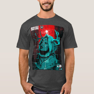 Camiseta Cyberpunk Glitk Girl Urban Style Design Vaporwave