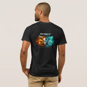 Camiseta Cyberpunk Skull – Tecnologia Antiga vs Fu