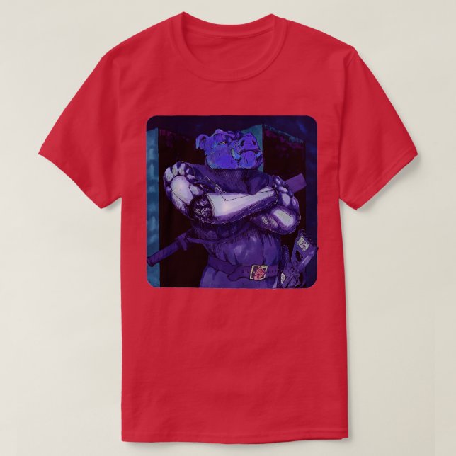 Camiseta Cyberpunk Swine (Frente do Design)