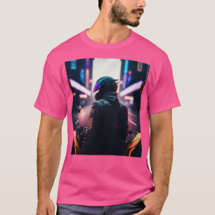 Camiseta Cyberpunk Ulun Biker, Motociclista Fut