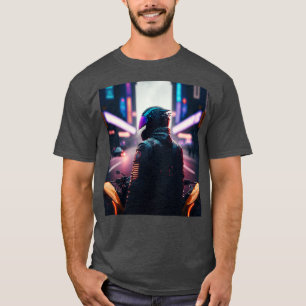 Camiseta Cyberpunk Ulun Biker, Motociclista Fut