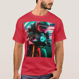 Camiseta Cyberpunk Ulun Biker, Motociclista Fut