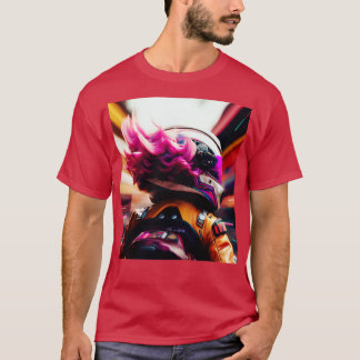 Camiseta Cyberpunk Ulun Biker, Motociclista Fut
