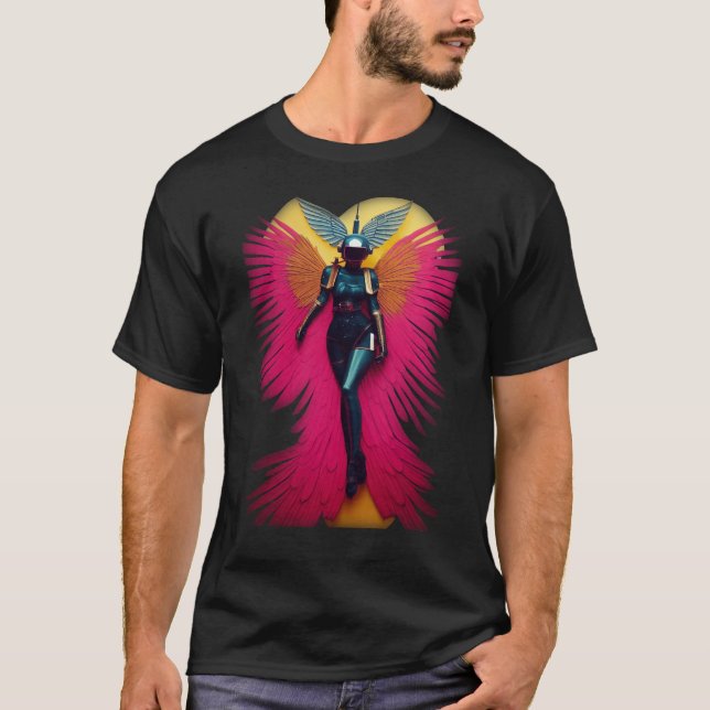 Camiseta Cyberpunk Winged Polonês Hussar Femjoy (Frente)