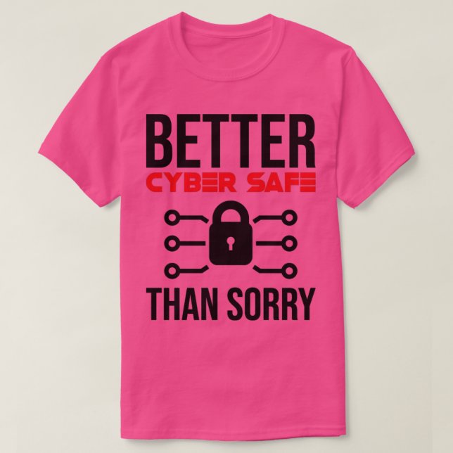 Camiseta Cybersecurity Computer Security Cyb (Frente do Design)