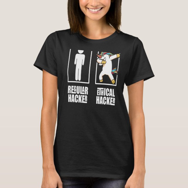 Camiseta Cybersecurity do Hacker Ético - Testador de Caneta (Frente)
