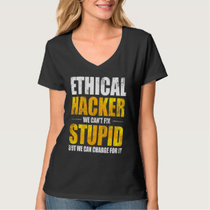 Camiseta Cybersecurity do Hacker Ético - Testor 6 da Caneta