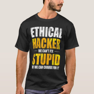 Camiseta Cybersecurity do Hacker Ético - Testor 6 da Caneta