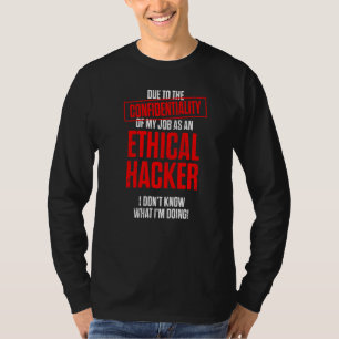 Camiseta Cybersecurity do Hacker Ético - Testor de Caneta 7