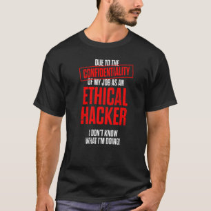 Camiseta Cybersecurity do Hacker Ético - Testor de Caneta 7