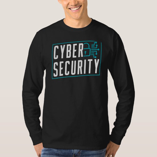 Camiseta Cybersecurity Hacker Hacking Hacking Hackber Segur (Frente)