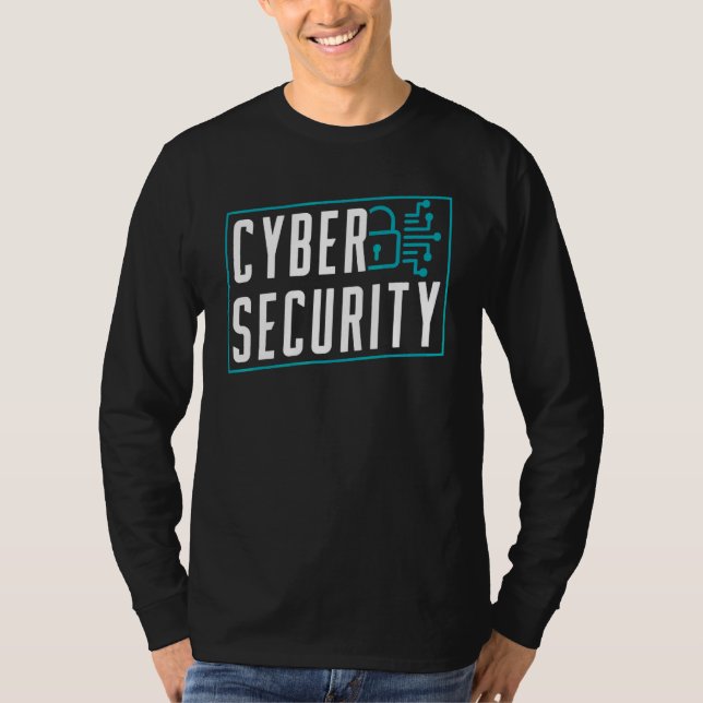 Camiseta Cybersecurity Hacker Hacking Hacking Hackber Segur (Frente)