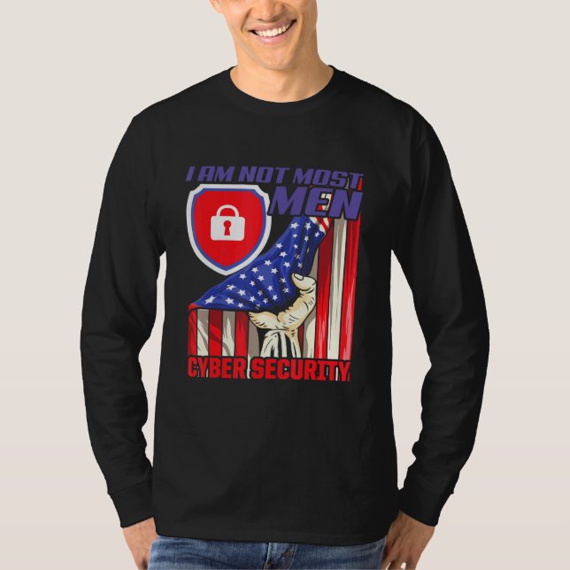 Camiseta Cybersecurity IT Analyst Certified Tech Security 1 (Frente)