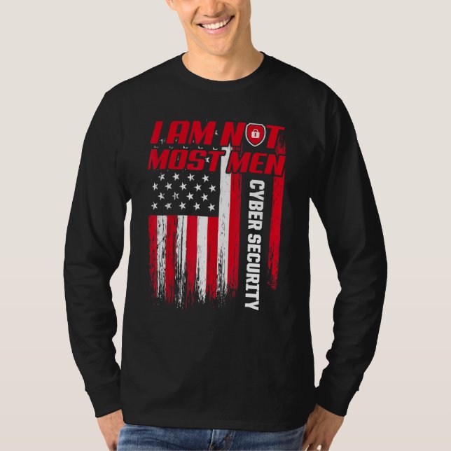 Camiseta Cybersecurity IT Analyst Certified Tech Security 1 (Frente)