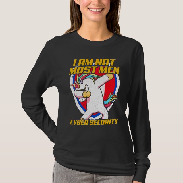 Camiseta Cybersecurity IT Analyst Certified Tech Security 2 (Frente)