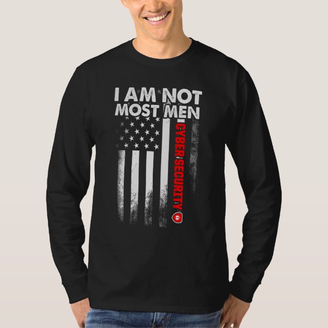 Camiseta Cybersecurity IT Analyst Certified Tech Security 2 (Frente)