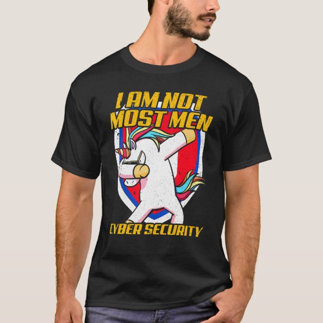 Camiseta Cybersecurity IT Analyst Certified Tech Security 2 (Frente)