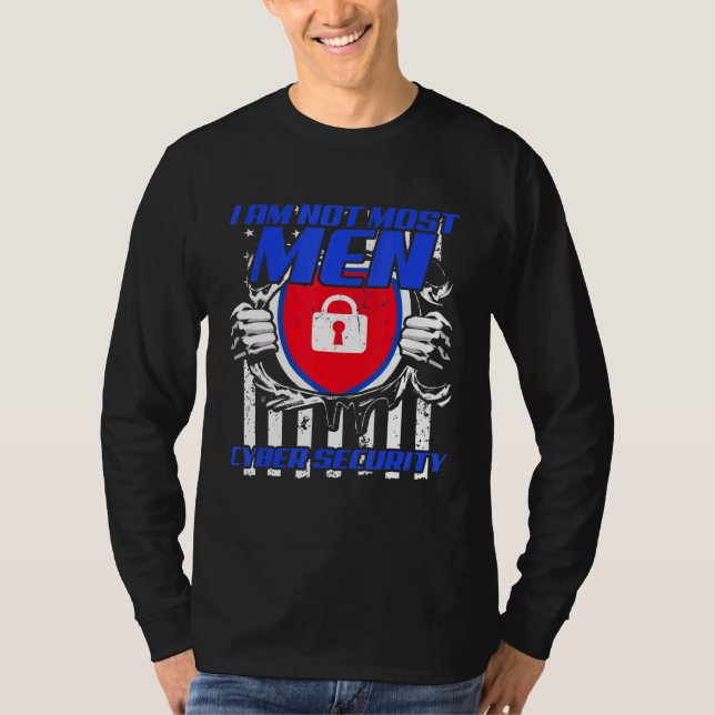 Camiseta Cybersecurity IT Analyst Certified Tech Security 6 (Frente)