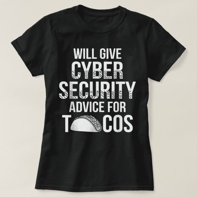 Camiseta Cybersecurity IT Analyst US Art Certified Tech Sec (Frente do Design)