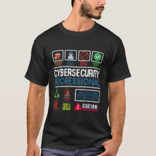 Camiseta Cybersecurity Professional Não É Um Hacker