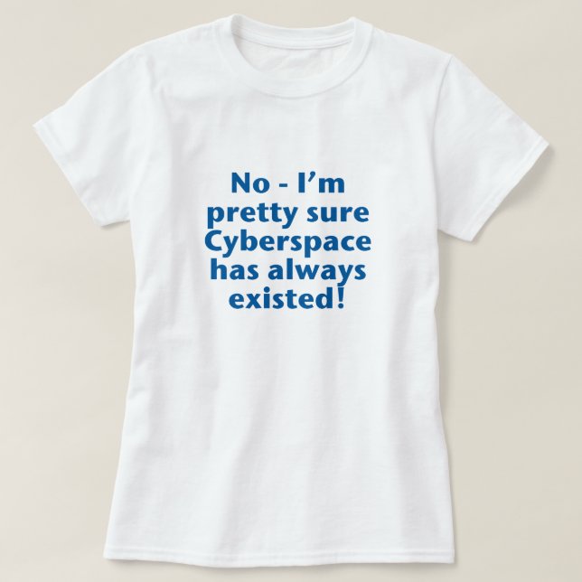 Camiseta Cyberspace (Frente do Design)