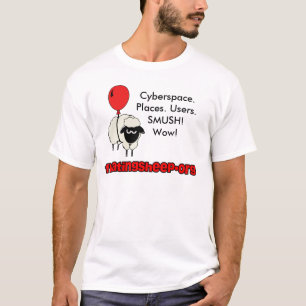Camiseta Cyberspace. Lugares. Usuários. Manutenção