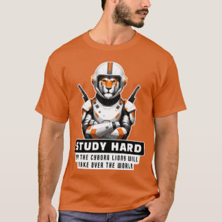 Camiseta Cyborg Animal leão citações família