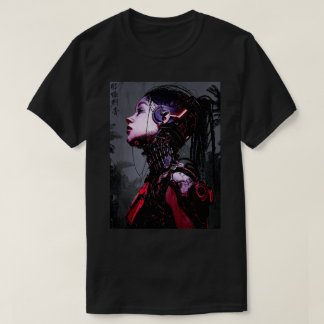Camiseta Cyborg Girl Urban Cyberpunk Style