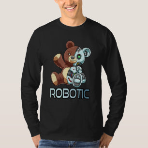 Camiseta Cyborg Robot Robot Cuddddding Robótica