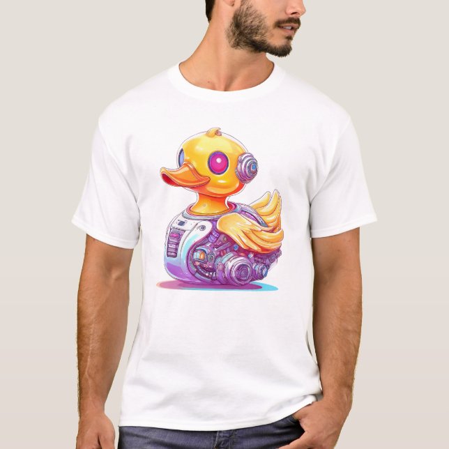 Camiseta Cyborg Rubber Duck (Frente)