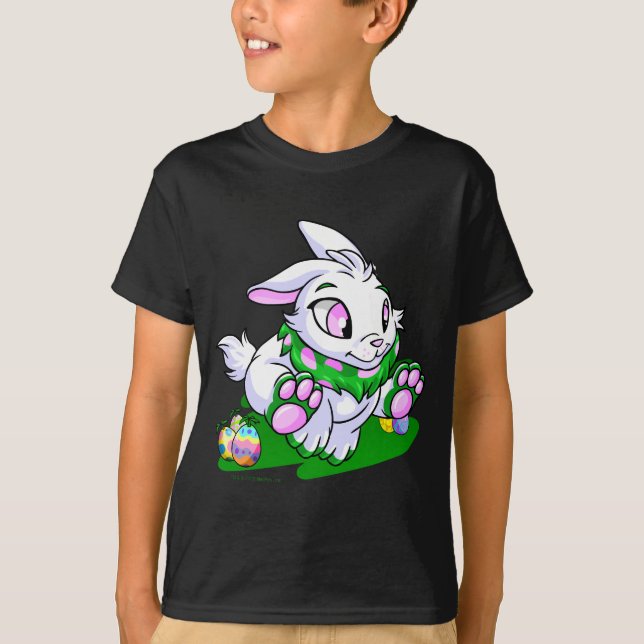 Camiseta Cybunny verde que compete através dos neggs (Frente)