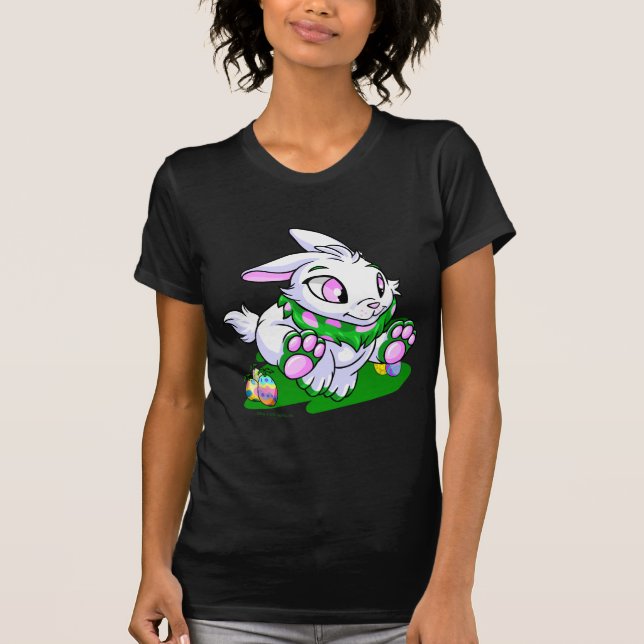 Camiseta Cybunny verde que compete através dos neggs (Frente)