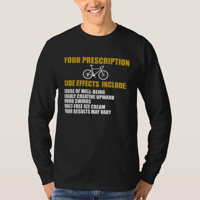 Camiseta Cycling  Bike Your Prescription Bicycle Rider (Frente)