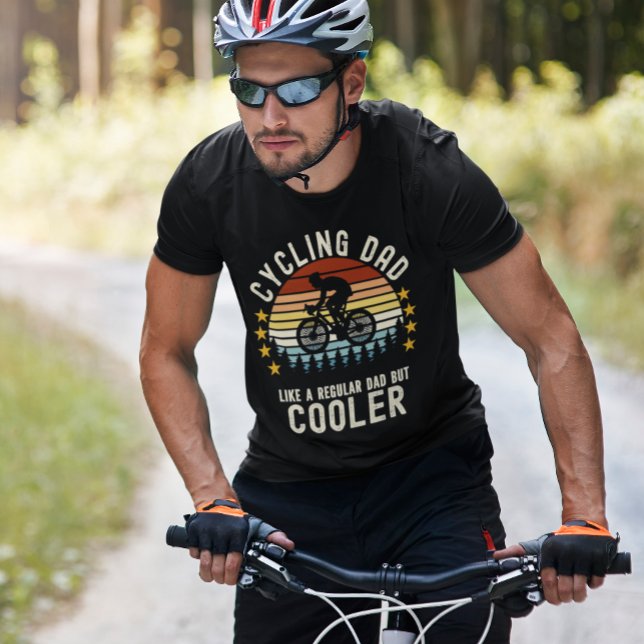 Camiseta Cycling Dad Like a Regular Dad But Cooler Fun (Criador carregado)
