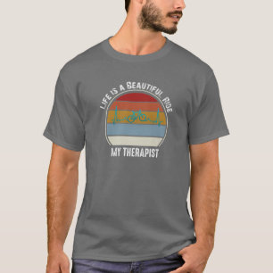 Camiseta Cycling Heartbeat Riding Life Is A Beautiful Ride