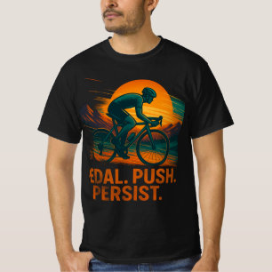 Camiseta "Cycling Power T-Shirt - Ride Strong, Ride Free"