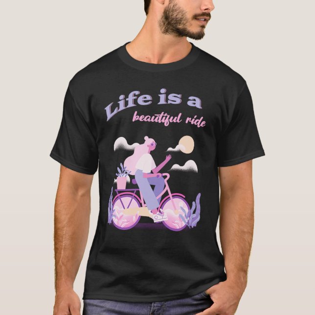 Camiseta Cycling Woman Life Is A Beautiful Ride  1 (Frente)