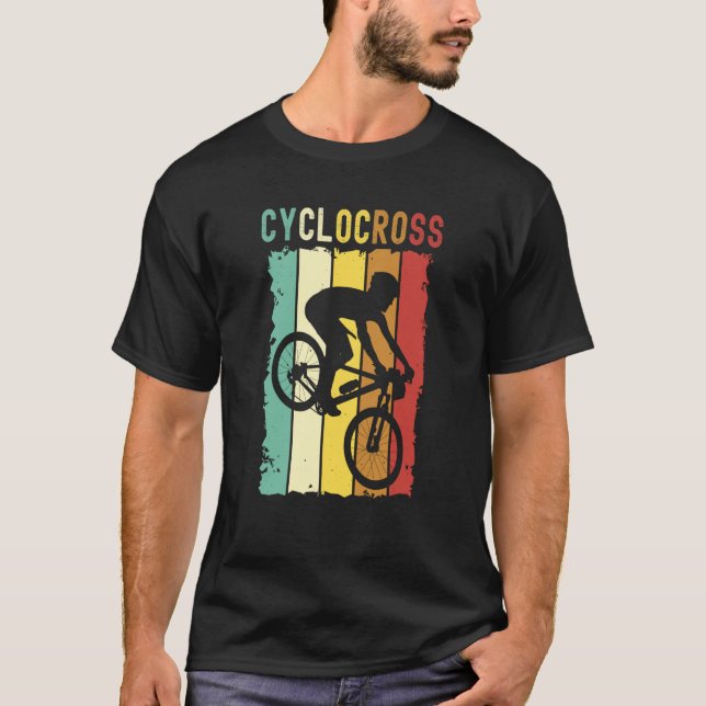Camiseta Cyclocross With Cyclocross Bicycle (Frente)