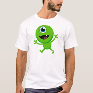 Camiseta Cyclops verdes do bebê