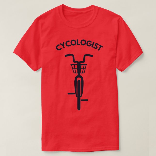 Camiseta Cycologist Funny Biking Cyclist Gift 1 (Frente do Design)