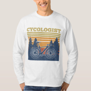 Camiseta Cycologist Funny Biking Gift MTB Bicicleta Montanh