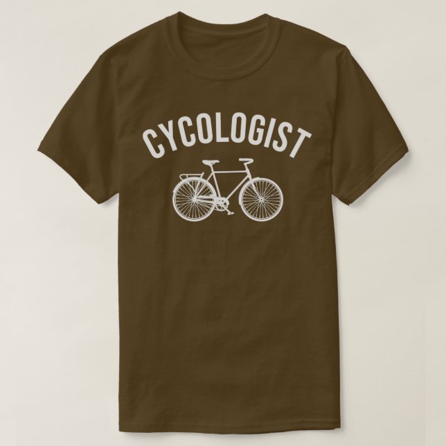 Camiseta Cycologist Funny Cycling Design 2 (Frente do Design)
