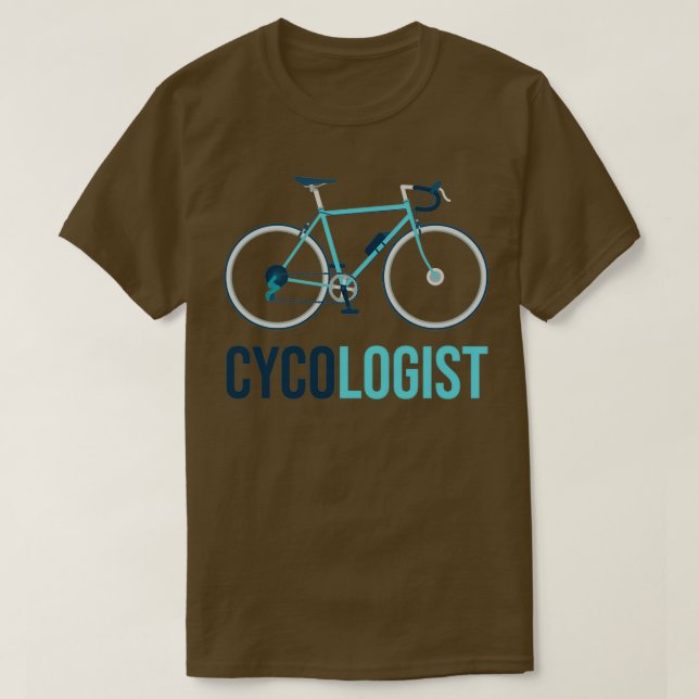 Camiseta Cycologist Funny Cycling Gift Cyclist (Frente do Design)
