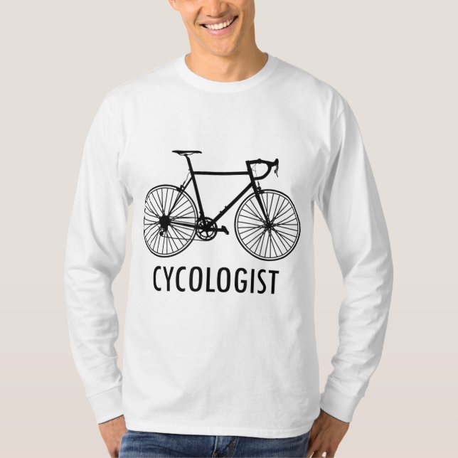 Camiseta Cycologist Men - Cycologist Women - Funny Bike (Frente)