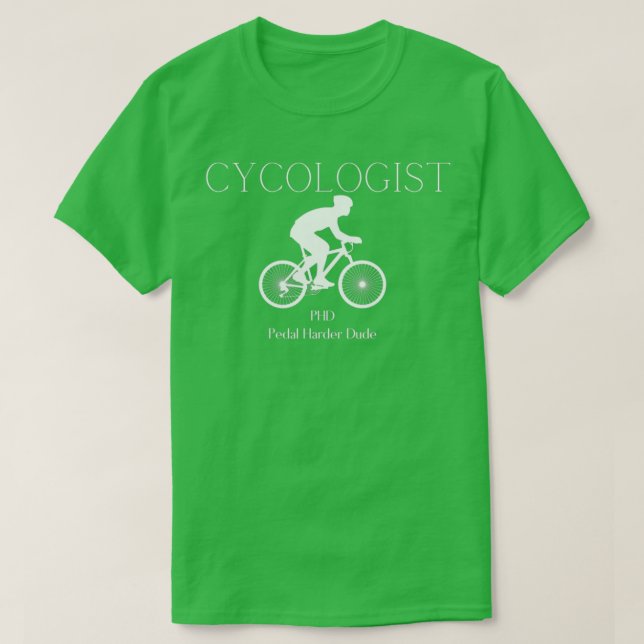 Camiseta Cycologist PHD 1 (Frente do Design)