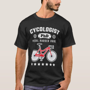 Camiseta Cycologist Phd Funny Cyclist Road Bicycle Gif