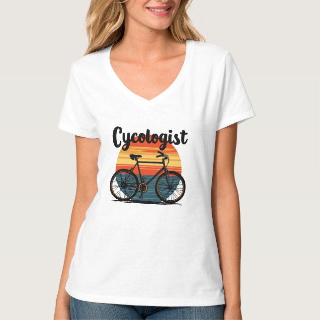 Camiseta Cycologista: Energetic Biker Tee - for Cycling (Frente)