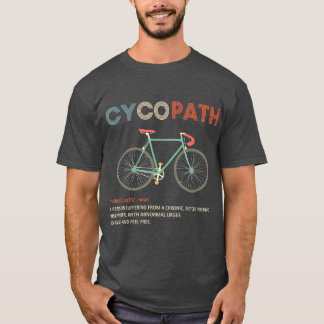 Camiseta Cycopath Funny Bicycle Humor