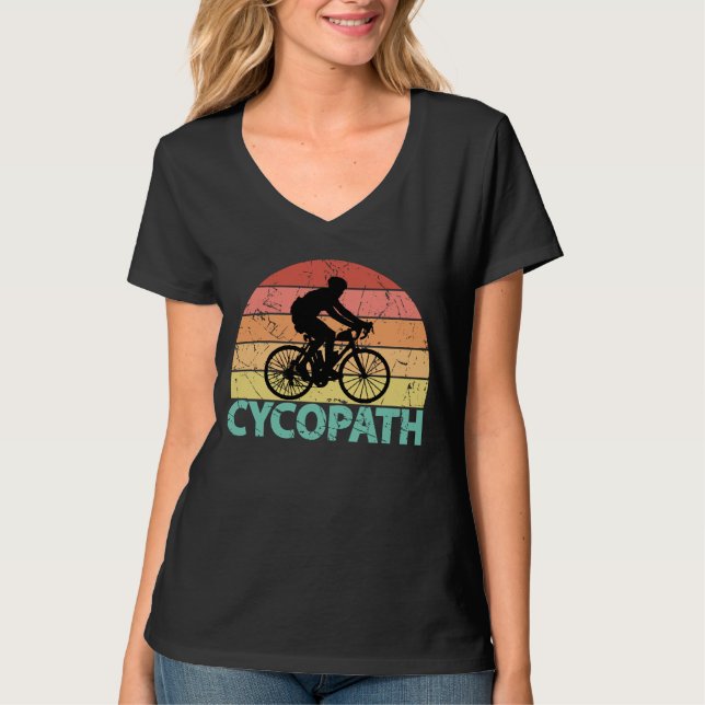 Camiseta Cycopath Funny Cycling (Frente)